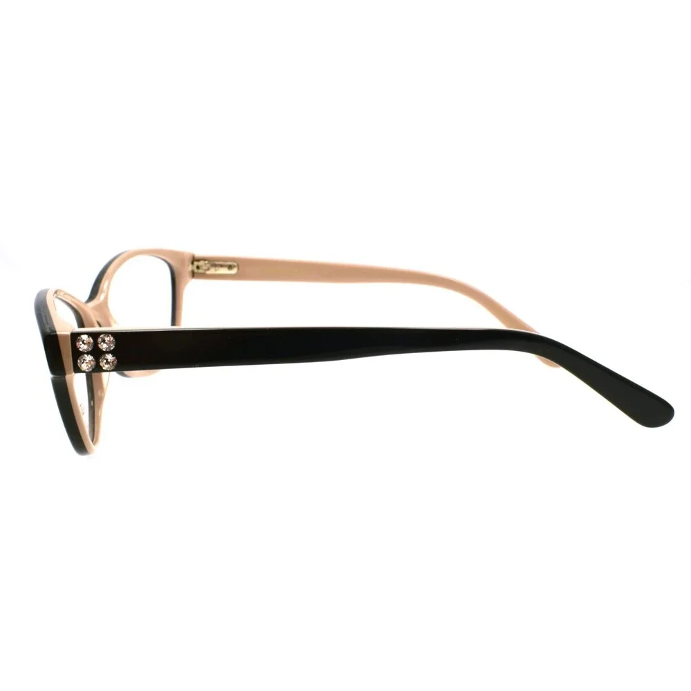 Vera Wang Mazzoli BK Women's Eyeglasses Frames 51-15-130 Black w/ Crystals